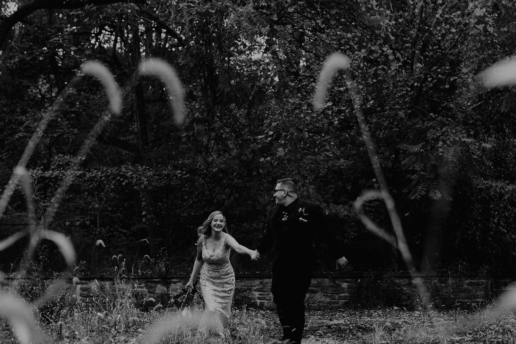 Black and White Pennsylvania Wedding Photography